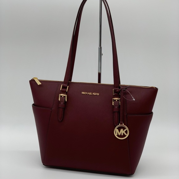 Michael Kors Charlotte Shoulder Bag Merlot